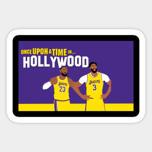 LA Lakers Once Upon a Time in Hollywood Sticker